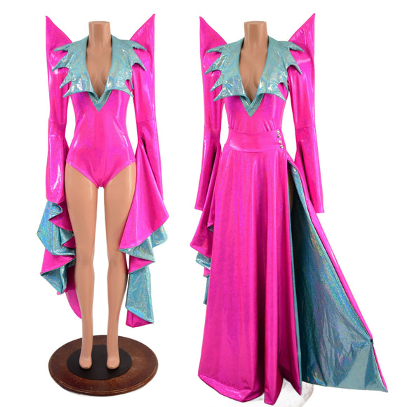 Sorceress Sleeve Romper and Breakaway Skirt Set - Coquetry Clothing