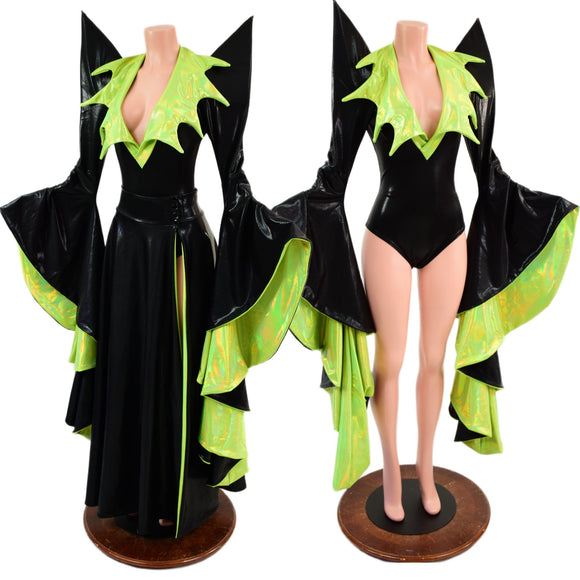 Sorceress Sleeve Romper and Breakaway Skirt Set - Coquetry Clothing
