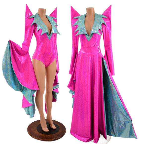 Sorceress Sleeve Romper and Breakaway Skirt Set - Coquetry Clothing
