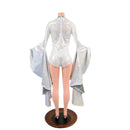 Sorceress Sleeve Romper with Keyhole Neckline - Coquetry Clothing