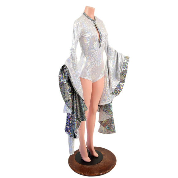 Sorceress Sleeve Romper with Keyhole Neckline - Coquetry Clothing