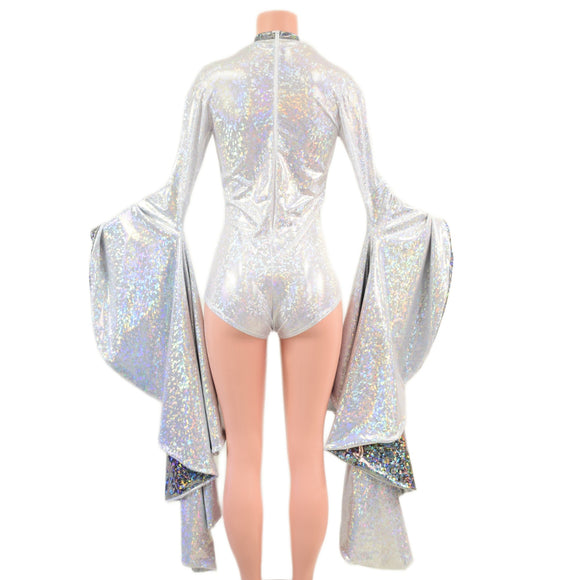 Sorceress Sleeve Romper with Keyhole Neckline - Coquetry Clothing