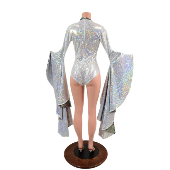 Sorceress Sleeve Romper with Keyhole Neckline - Coquetry Clothing