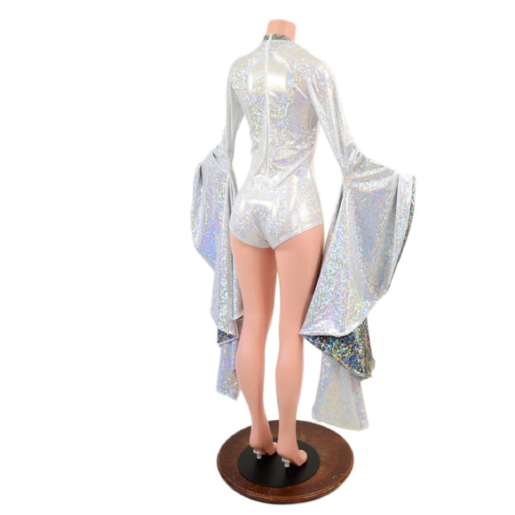 Sorceress Sleeve Romper with Keyhole Neckline - Coquetry Clothing