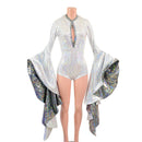 Sorceress Sleeve Romper with Keyhole Neckline - Coquetry Clothing