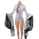 Sorceress Sleeve Romper with Keyhole Neckline - Coquetry Clothing