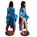 Sorceress Sleeve Romper with Tuxedo Back - Coquetry Clothing