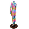Spectrum and Gold Catsuit with V Front and Side Panels - 4