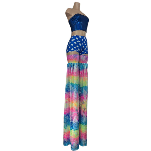 Spectrum Holographic Stilt Covers - Coquetry Clothing