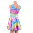 Spectrum Holographic Tank Style Skater Dress - Coquetry Clothing
