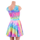 Spectrum Holographic Tank Style Skater Dress - Coquetry Clothing
