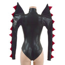 Spiked Mega Sharp Shoulder Romper - Coquetry Clothing