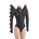 Spiked Mega Sharp Shoulder Romper - Coquetry Clothing