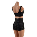 Star Noir Starlette Bralette & High Waist Shorts Set - Coquetry Clothing