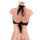 Star Noir Tie Back Halter Top - Coquetry Clothing