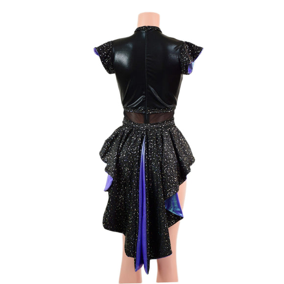 Stardust and Moonstone Tuxedo Back Romper - Coquetry Clothing