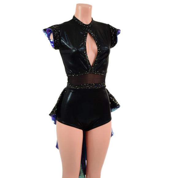 Stardust and Moonstone Tuxedo Back Romper - Coquetry Clothing