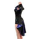 Stardust and Moonstone Tuxedo Back Romper - Coquetry Clothing
