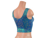 Stardust Laceup Crop Tank - Coquetry Clothing