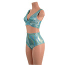 Starlette Bralette & High Waist Siren Shorts Set - Coquetry Clothing