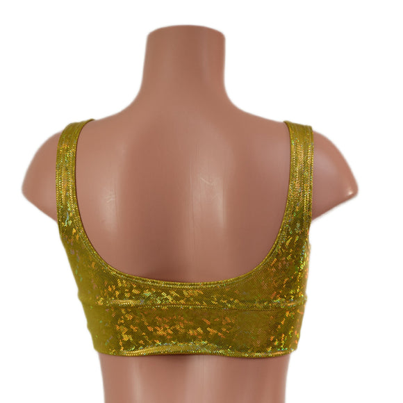 Starlette Bralette in Gold Kaleidoscope - Coquetry Clothing