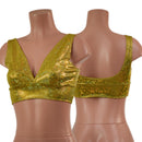 Starlette Bralette in Gold Kaleidoscope - Coquetry Clothing