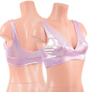 Starlette Bralette in Lilac Holographic - Coquetry Clothing