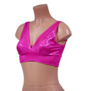 Starlette Bralette in Neon Pink Sparkly Jewel - Coquetry Clothing