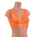 Starlette Bralette in Orange Kaleidoscope - Coquetry Clothing