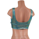 Starlette Bralette in Seafoam Holographic - Coquetry Clothing