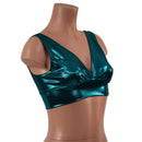Starlette Bralette in Teal Metallic - Coquetry Clothing