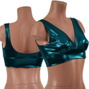 Starlette Bralette in Teal Metallic - Coquetry Clothing