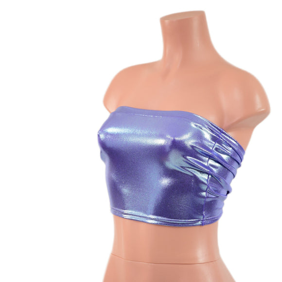 Strapless Tube Top in Lavender Ice - Coquetry Clothing