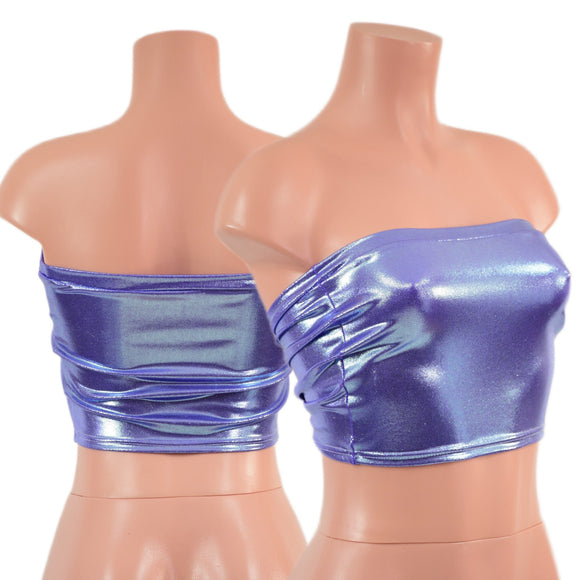 Strapless Tube Top in Lavender Ice - Coquetry Clothing