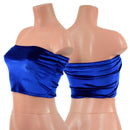 Strapless Tube Top in Sapphire Velvet - Coquetry Clothing