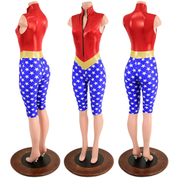 Super Hero V Front Catsuit - Coquetry Clothing