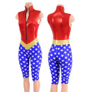 Super Hero V Front Catsuit - Coquetry Clothing