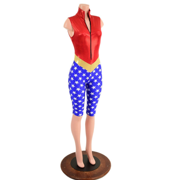 Super Hero V Front Catsuit - Coquetry Clothing