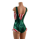 Suspender Romper with Hip Ruffles and Tube Top - Coquetry Clothing