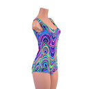 Tank Style Romper with Boy Cut Leg - Coquetry Clothing
