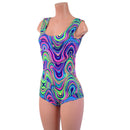 Tank Style Romper with Boy Cut Leg - Coquetry Clothing