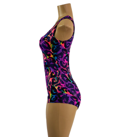 Tank Style Romper with Boy Cut Leg - Coquetry Clothing