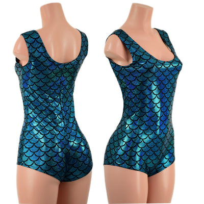 Tank Style Romper with Boy Cut Leg - Coquetry Clothing