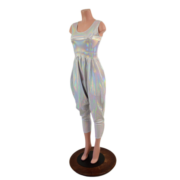 Tank Top Drop Crotch Harem Jumpsuit in Flashbulb - Coquetry Clothing