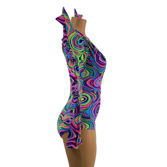 The Triple Threat Romper in Glow Worm - Coquetry Clothing