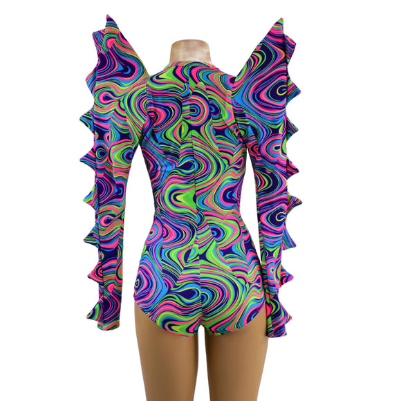 The Triple Threat Romper in Glow Worm - Coquetry Clothing