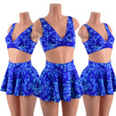TidePool Rave Skirt & Starlette Bralette Set - Coquetry Clothing