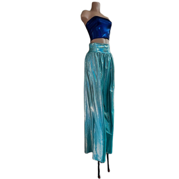 Trouser Style Stilt Pants in Seafoam - Coquetry Clothing