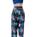 Trouser Style Stilt Pants in UV Glow Galaxy - Coquetry Clothing