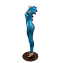 Turquoise & Fuchsia Dragon Hooded Catsuit - Coquetry Clothing